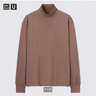 ユニクロ(UNIQLO)の送料込＊何度か使用 UNIQLO U＊ヒートテックコットンタートルネックT(カットソー(長袖/七分))