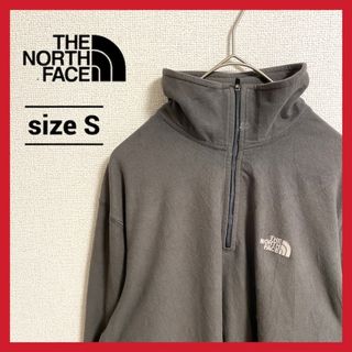 ザノースフェイス(THE NORTH FACE)の90s 古着 ノースフェイス フリース ハーフジップ 刺繍ロゴ S (その他)