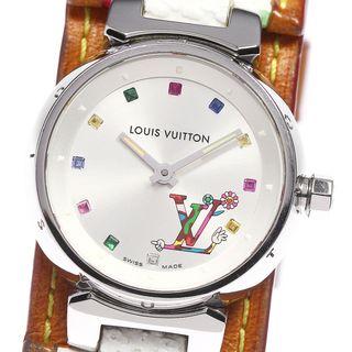 ルイヴィトン(LOUIS VUITTON)のルイ・ヴィトン LOUIS VUITTON Q12130 タンブール 村上隆コラボ マルチカラー クォーツ レディース _805702(腕時計)