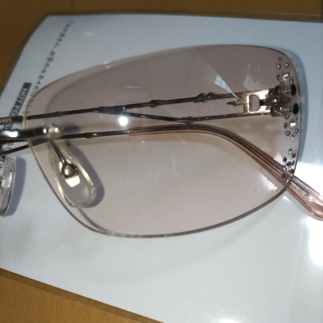 ピンク色のサングラス レディースのファッション小物(サングラス/メガネ)の商品写真