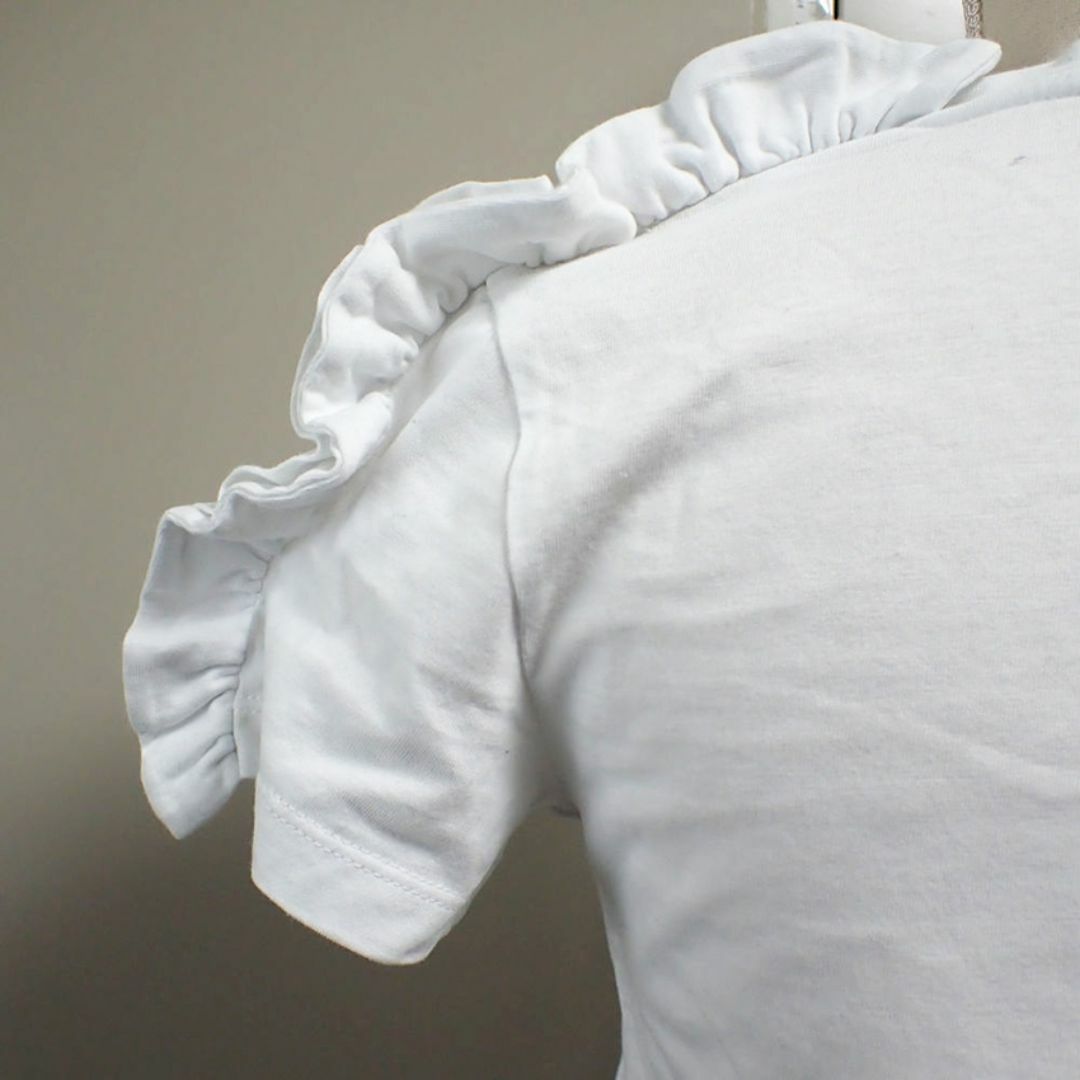 エムエスジーエム フリル カットソー[b37-31］ レディースのトップス(Tシャツ(半袖/袖なし))の商品写真