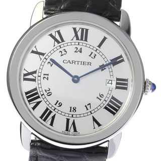 カルティエ(Cartier)のカルティエ CARTIER W6700255 ロンドソロ LM デイト クォーツ メンズ _815433(腕時計(アナログ))