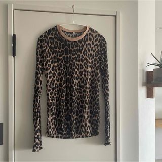 エディットフォールル(EDIT.FOR LULU)のBaserange leopard bamboo tee long レオパード(カットソー(長袖/七分))