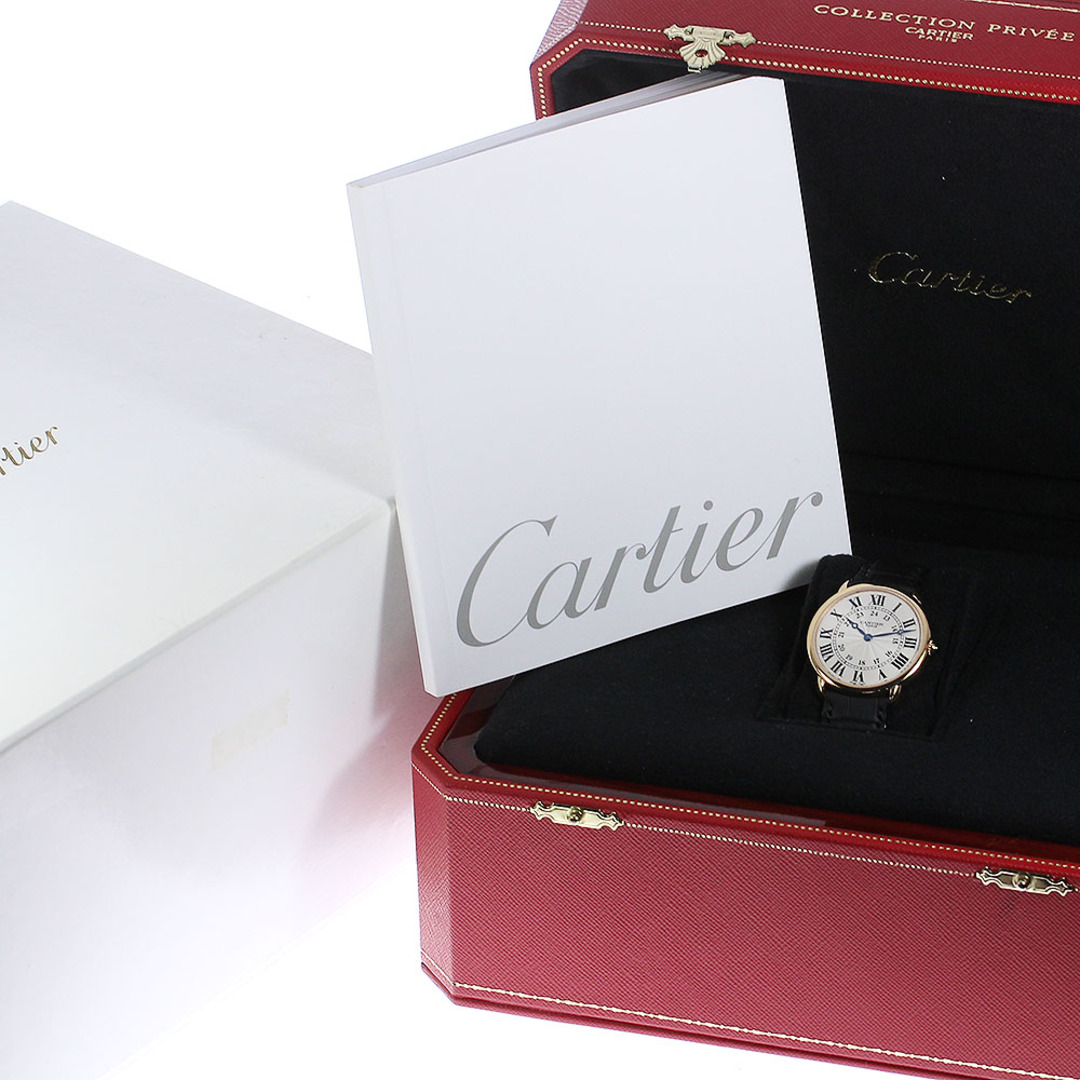 Cartier(カルティエ)のカルティエ CARTIER W1538051 ロンド ルイ カルティエ K18PG 手巻き メンズ 箱付き_804711 メンズの時計(腕時計(アナログ))の商品写真