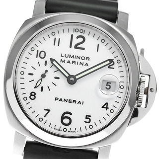パネライ(PANERAI)のパネライ PANERAI PAM00049 ルミノール マリーナ デイト スモールセコンド 自動巻き メンズ _809112(腕時計(アナログ))