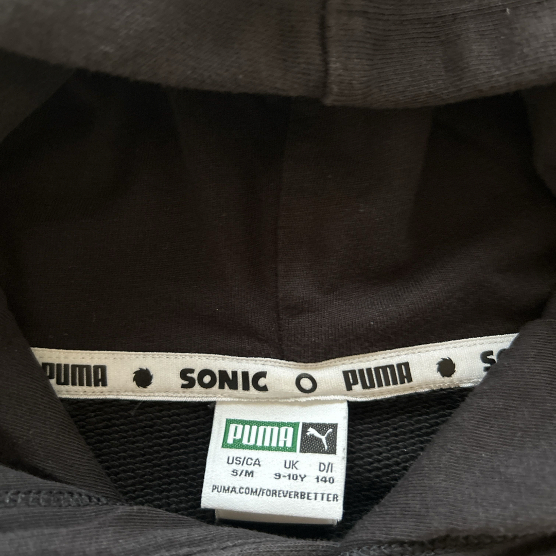 PUMA(プーマ)のPUMA ×SONIC パーカー 【140】ブラック キッズ/ベビー/マタニティのキッズ服男の子用(90cm~)(ジャケット/上着)の商品写真