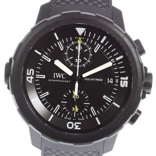 インターナショナルウォッチカンパニー(IWC)のIWC SCHAFFHAUSEN IW379502 アクアタイマー ガラパゴス・アイランド クロノグラフ 自動巻き メンズ 良品 _814917(腕時計(アナログ))