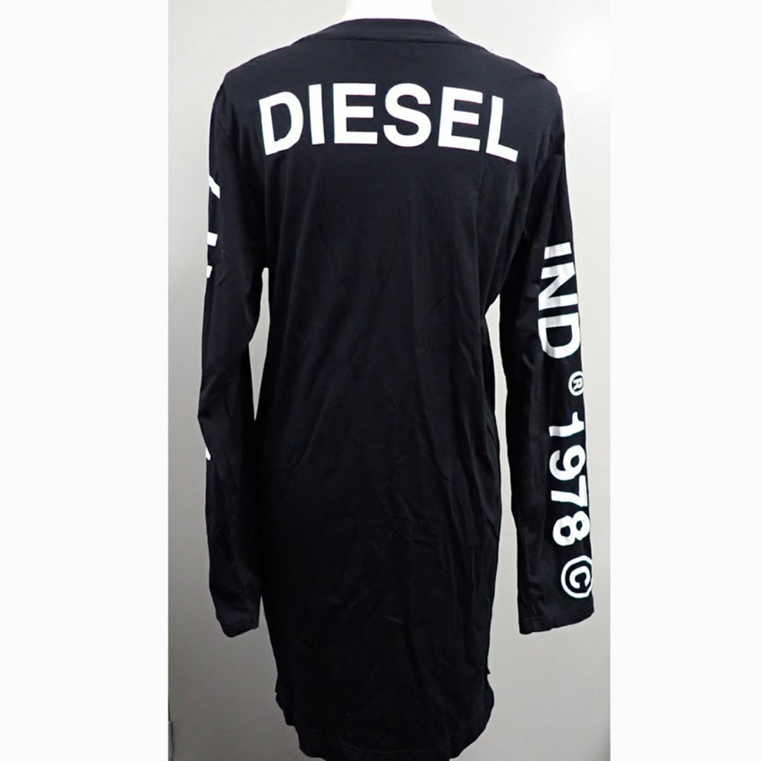 DIESEL(ディーゼル)のディーゼル ショルダーオープン DIESEL LOGOTシャツ[b37-32] レディースのトップス(Tシャツ(長袖/七分))の商品写真