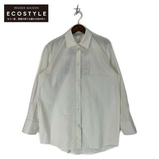 ニナリッチ 23SS ﾎﾜｲﾄ 22ECTO038CO1015 ﾊﾞｯｸﾛｺﾞ ｵｰﾊﾞｰｻｲｽﾞｼｬﾂ 34