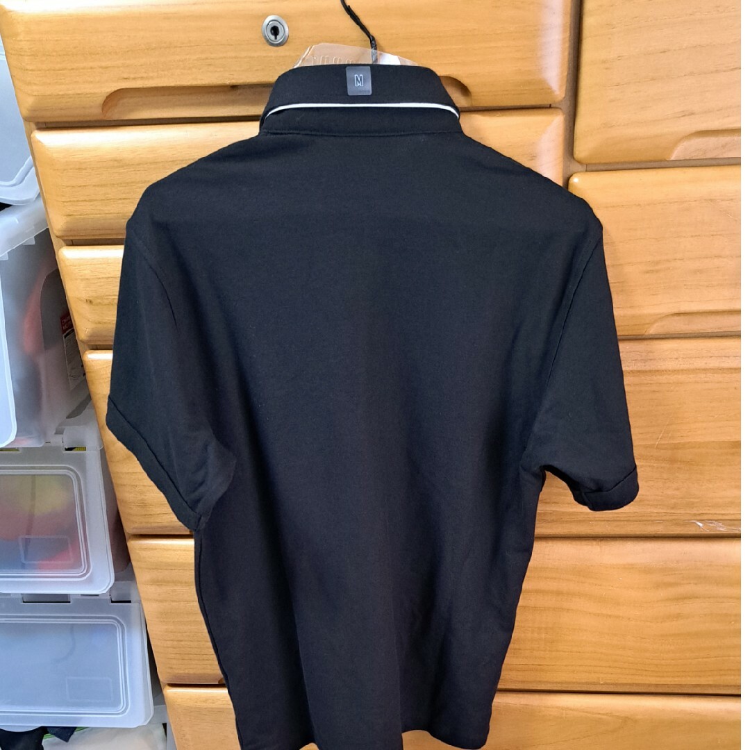 UNIQLO(ユニクロ)のユニクロ ポロシャツ M 黒 レディースのトップス(ポロシャツ)の商品写真