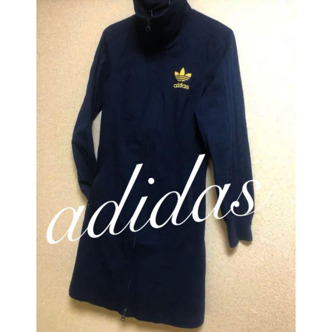 adidas(アディダス)の希少🌟★アディダス★adidas★レディースワンピース★正統派紺色vintage レディースのワンピース(ひざ丈ワンピース)の商品写真