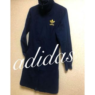 アディダス(adidas)の希少🌟★アディダス★adidas★レディースワンピース★正統派紺色vintage(ひざ丈ワンピース)