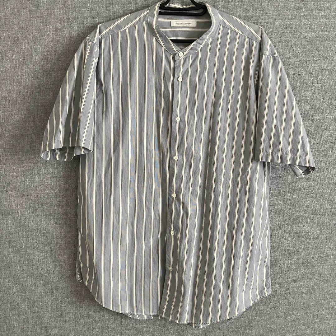 JOURNAL STANDARD(ジャーナルスタンダード)のジャーナルスタンダード　ノーカラーシャツ メンズのトップス(Tシャツ/カットソー(半袖/袖なし))の商品写真