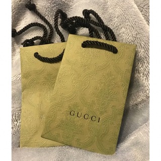 Gucci - GUCCI グッチショップ袋　2袋セット