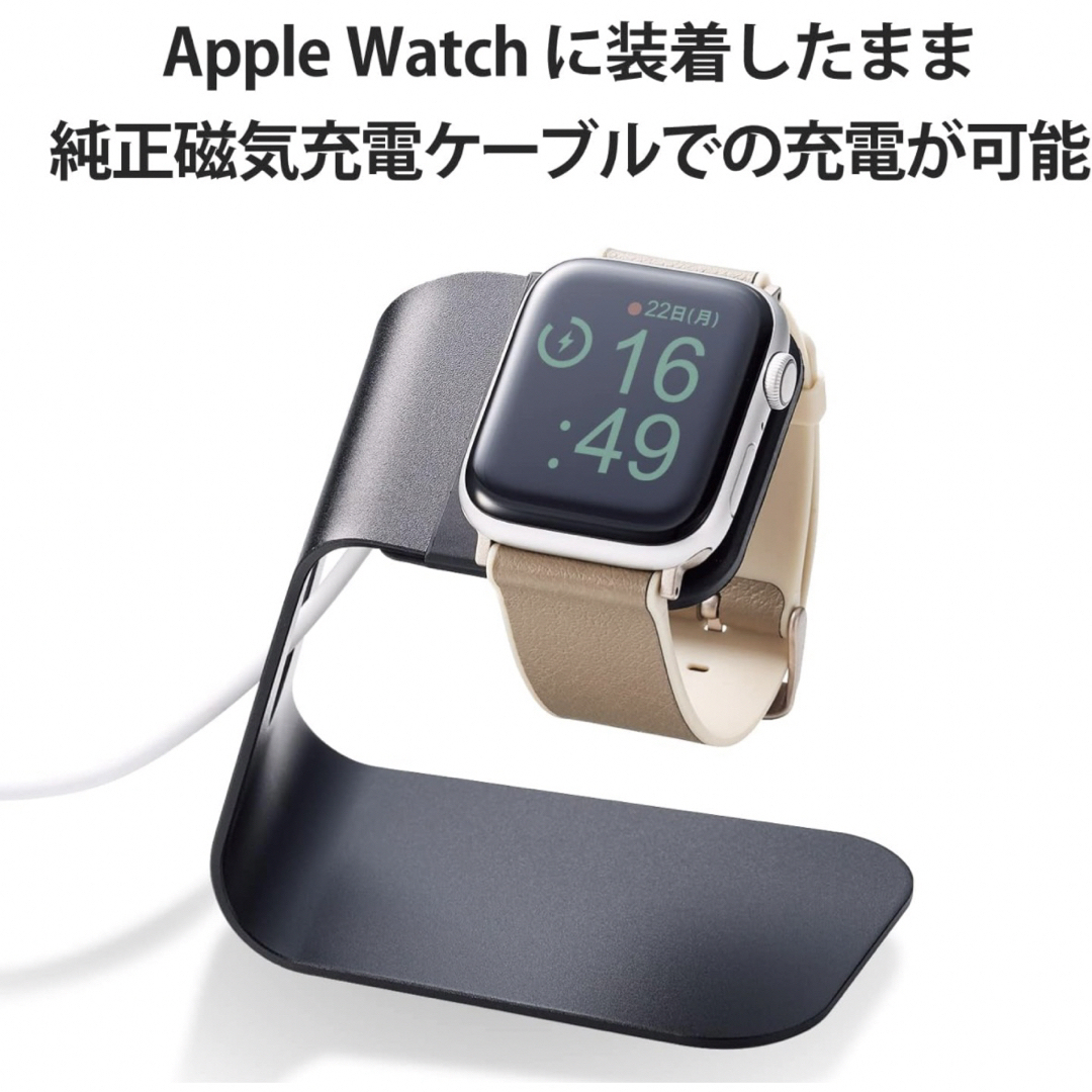 ELECOM(エレコム)のエレコム Apple Watch 49 45 44 42mm 対応バンド スマホ/家電/カメラのスマホアクセサリー(その他)の商品写真