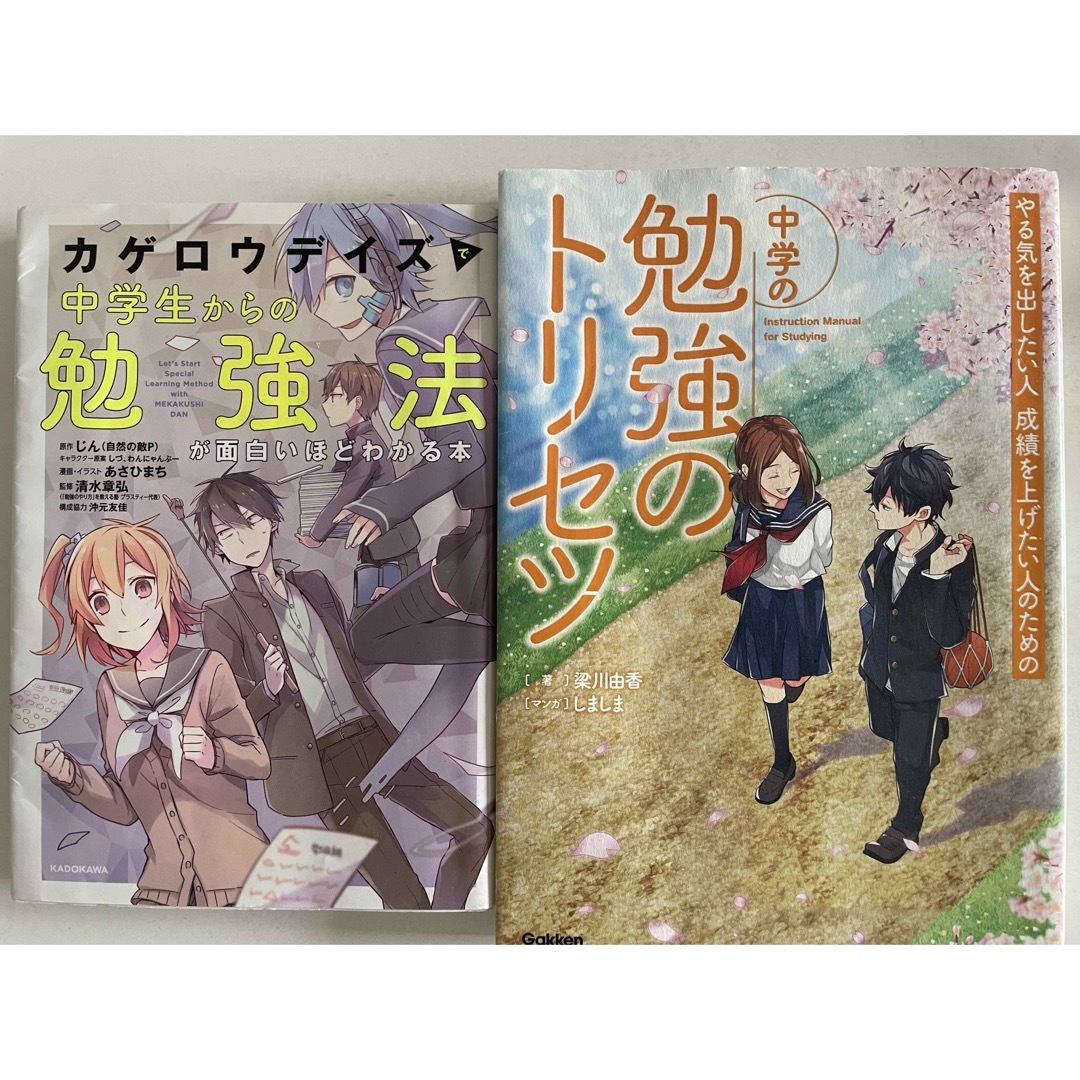 「中学の勉強のトリセツ」「カゲロウデイズで中学生からの勉強法が面白いほどわかる本 エンタメ/ホビーの本(語学/参考書)の商品写真