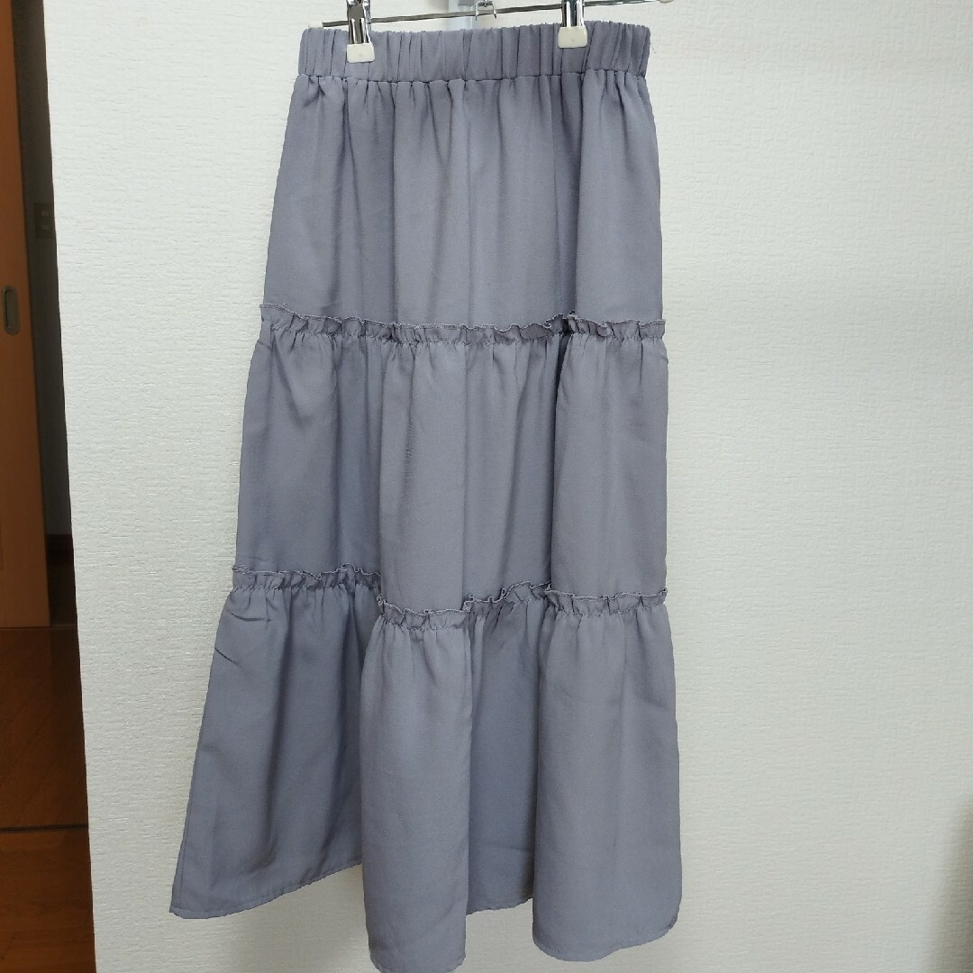 グレーティアードスカート レディースのスカート(ロングスカート)の商品写真