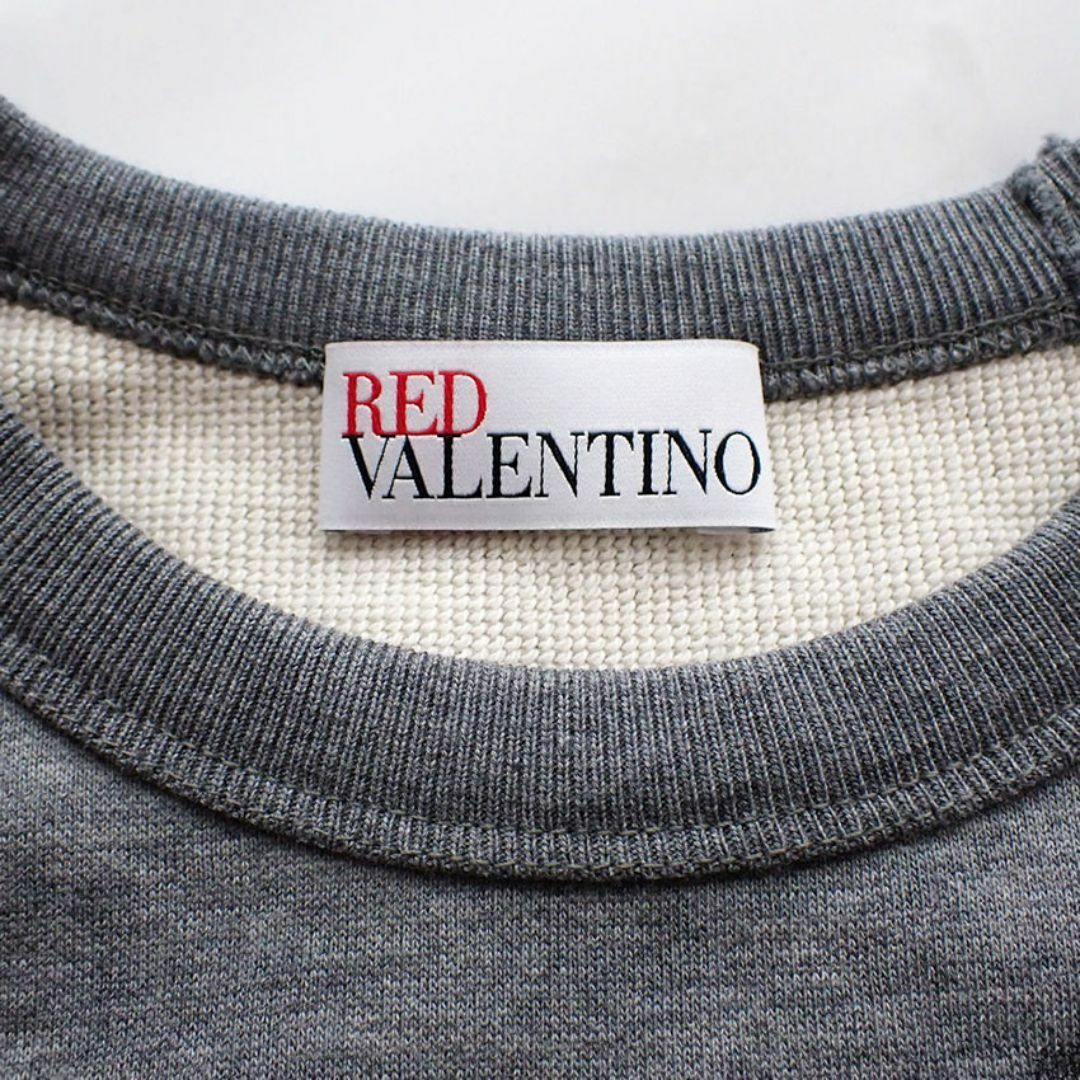 RED VALENTINO(レッドヴァレンティノ)のレッドヴァレンティノ スウェット レース シースルー トレーナー[b37-34］ レディースのトップス(トレーナー/スウェット)の商品写真