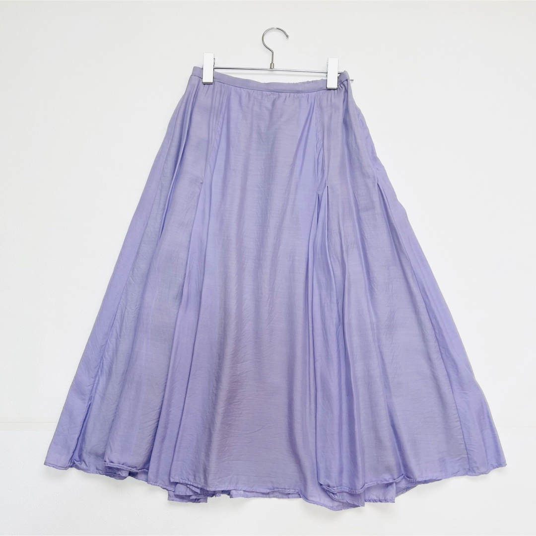 EMMEL REFINES(エメルリファインズ)のEMMELREFINES エメルリファインズ  スカート パープル 紫 M レディースのスカート(ロングスカート)の商品写真