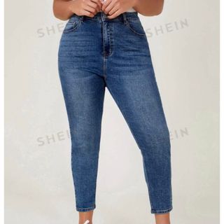 シーイン(SHEIN)のShein プラス スキニー ジーンズ デニム(デニム/ジーンズ)