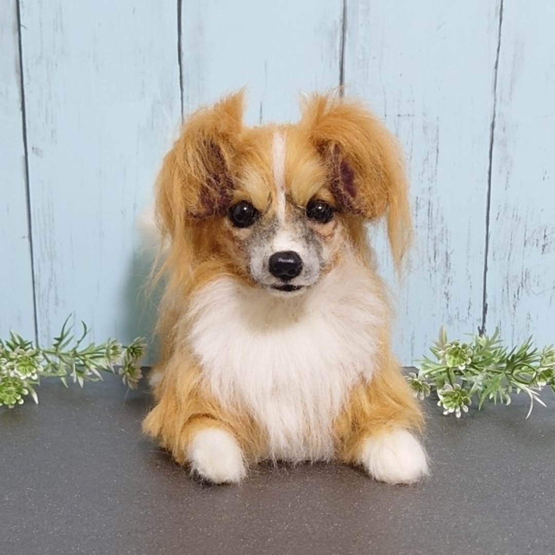 オーダー品　羊毛フェルト犬 ハンドメイドのぬいぐるみ/人形(ぬいぐるみ)の商品写真