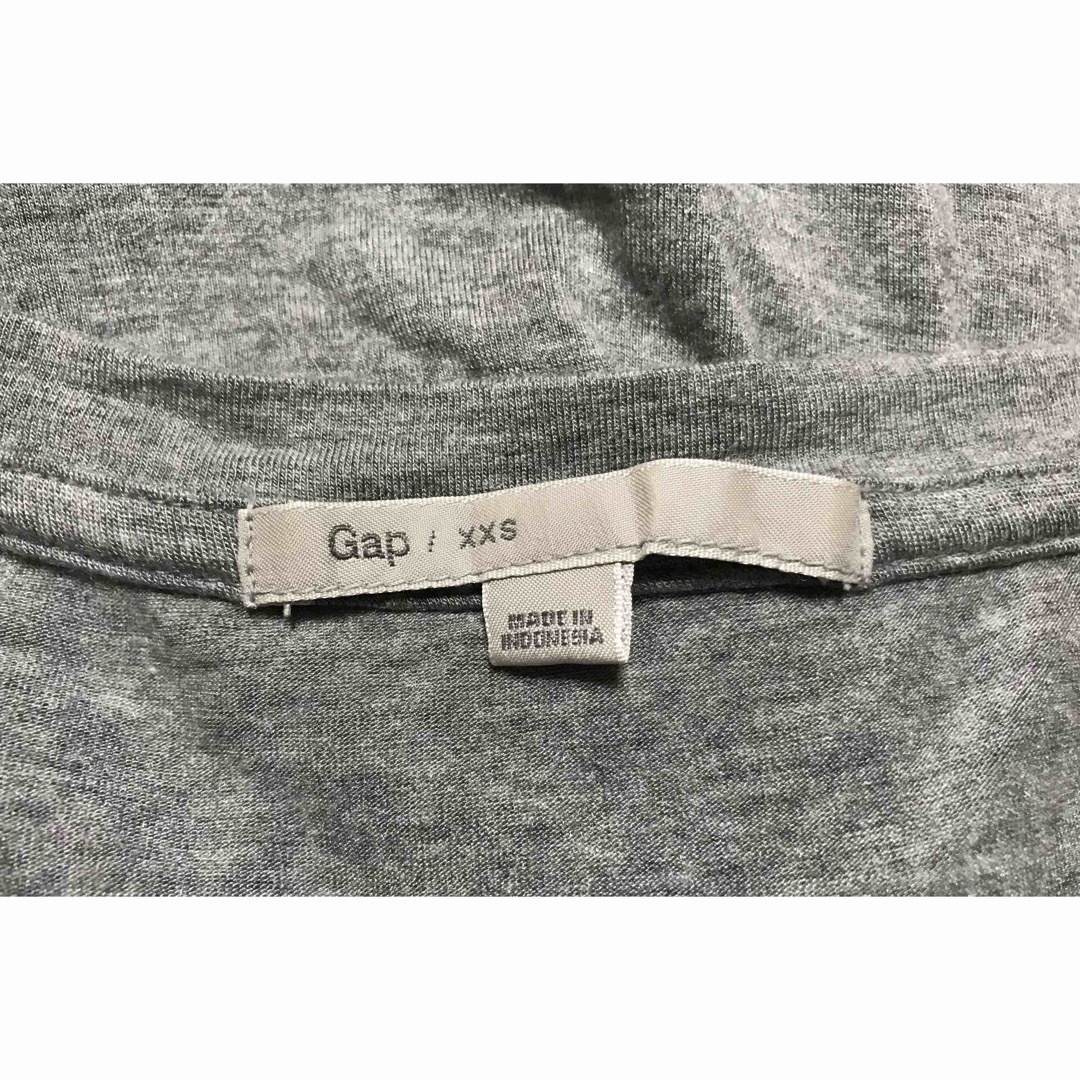 GAP(ギャップ)のGAP カットソー ワンピース　グレー　ポケット付】 XXS レディース レディースのワンピース(ロングワンピース/マキシワンピース)の商品写真