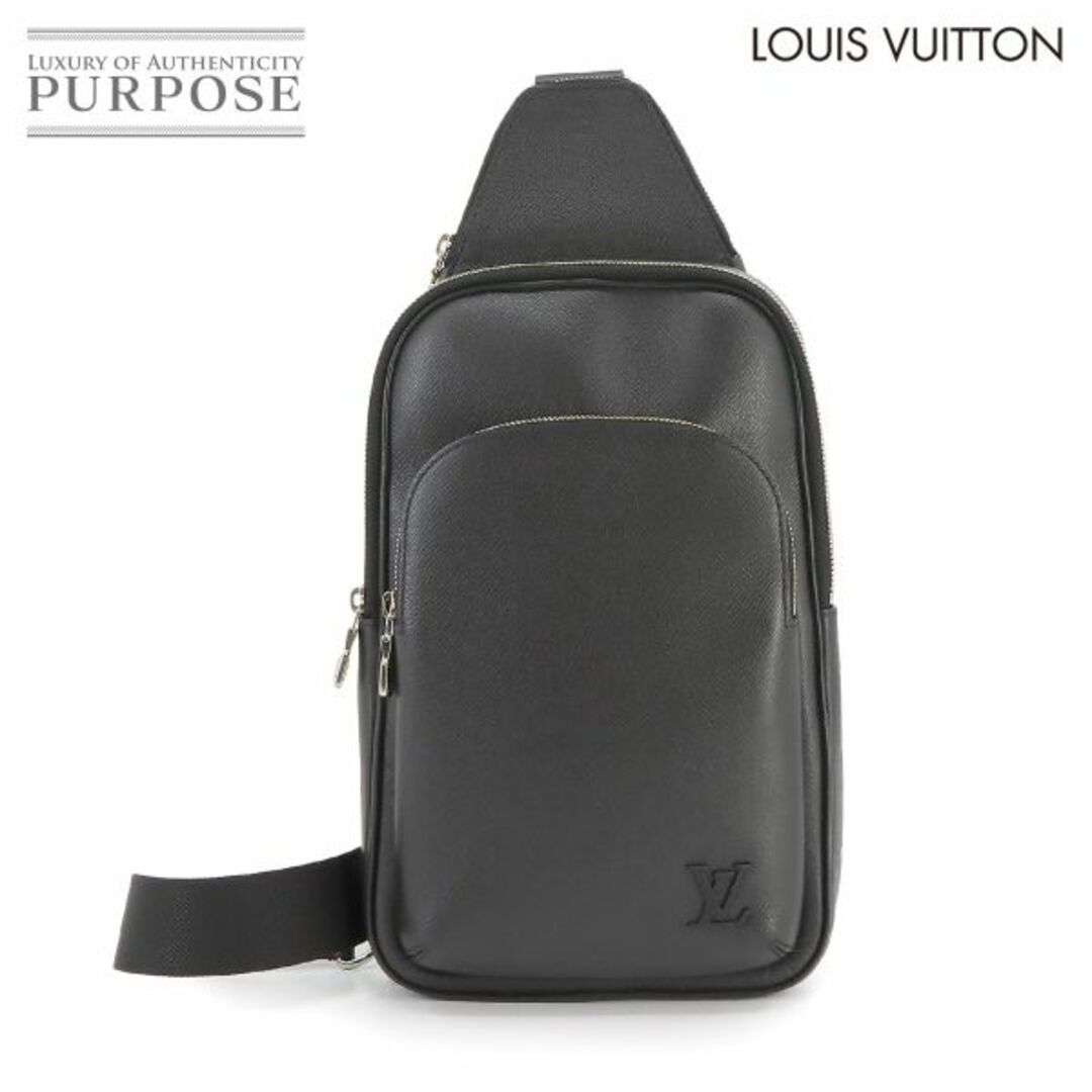 LOUIS VUITTON(ルイヴィトン)の未使用 展示品 ルイ ヴィトン LOUIS VUITTON タイガ アヴェニュー スリング バッグ ボディ バッグ ブラック M30863 RFID VLP 90231298 メンズのバッグ(ボディーバッグ)の商品写真