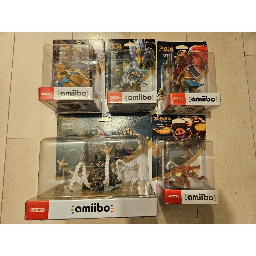 amiibo ゼルダの伝説シリーズ ブレスオブザワイルド 5種類