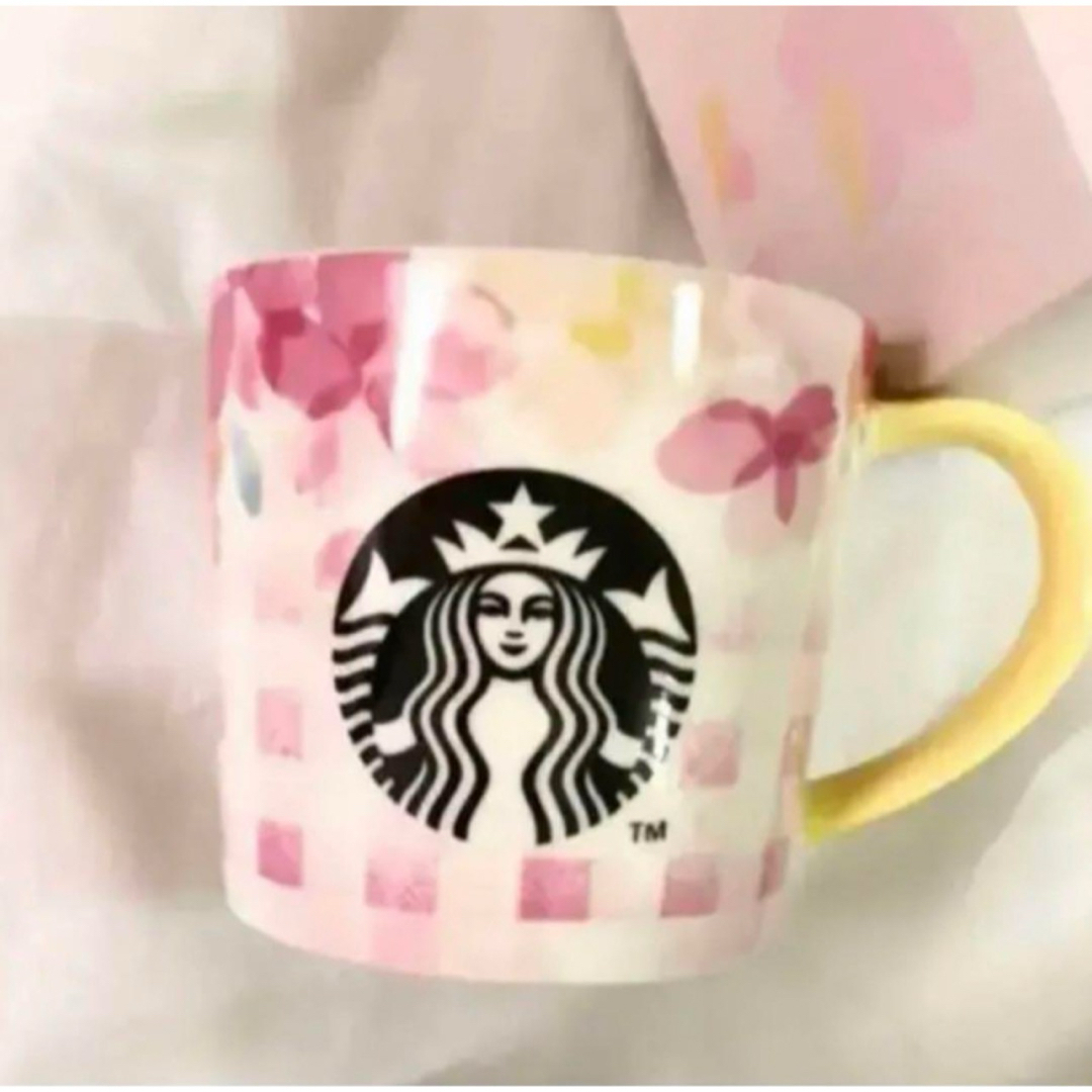 Starbucks Coffee(スターバックスコーヒー)のスターバックス　さくら　SAKURA マグ　チェック　355ml インテリア/住まい/日用品のキッチン/食器(食器)の商品写真