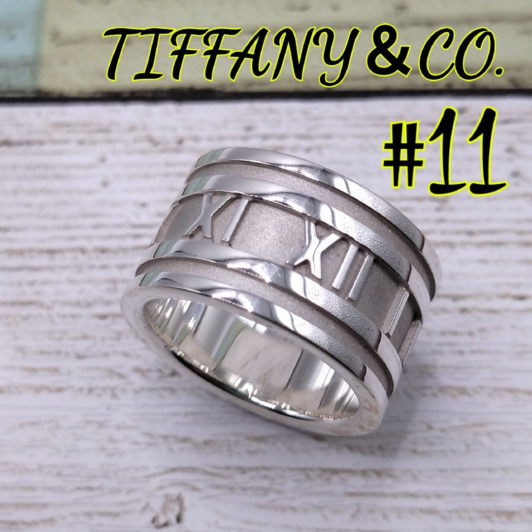 Tiffany & Co.(ティファニー)の【極美品♥】ティファニー アトラス リング 幅広 11号 指輪 レディースのアクセサリー(リング(指輪))の商品写真