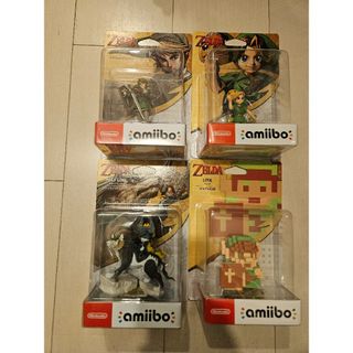 ゼルダの伝説  amiibo セット 4種類(アニメ/ゲーム)