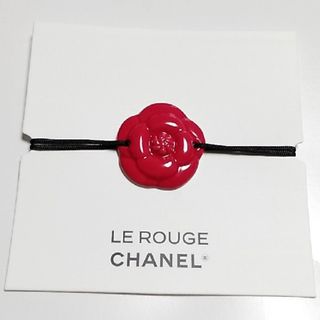 CHANEL ノベルティ　カメリア　ブレスレット　リップピンバッジ