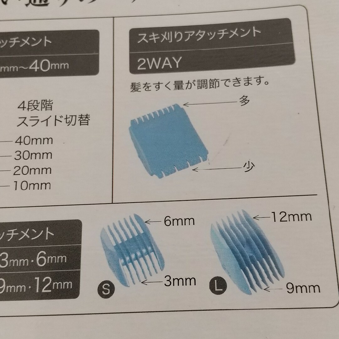 TESCOM(テスコム)のtescomスキカット　アタッチメント スマホ/家電/カメラの美容/健康(その他)の商品写真