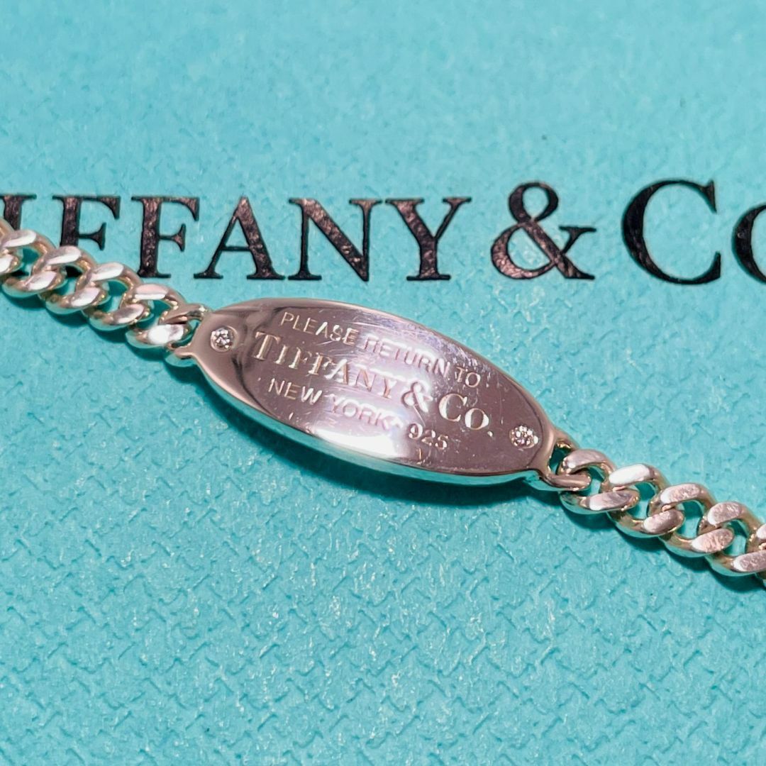 Tiffany & Co.(ティファニー)のティファニー 2P ダイヤ リターントゥ オーバル ブレスレット★897 レディースのアクセサリー(ブレスレット/バングル)の商品写真