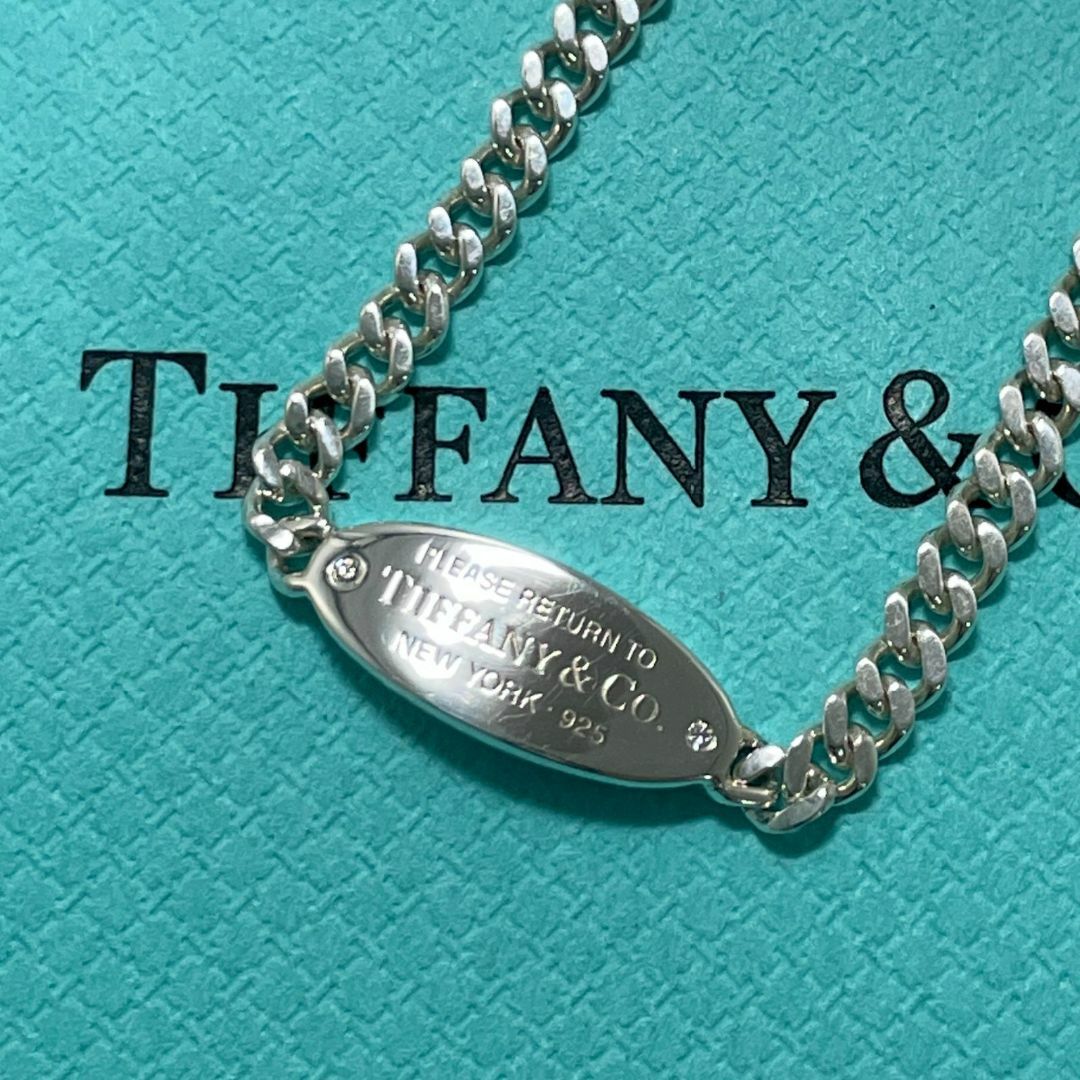 Tiffany & Co.(ティファニー)のティファニー 2P ダイヤ リターントゥ オーバル ブレスレット★897 レディースのアクセサリー(ブレスレット/バングル)の商品写真