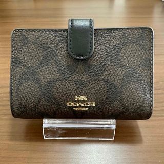 コーチ(COACH)のcoach 二つ折り 財布 ブラウン(財布)