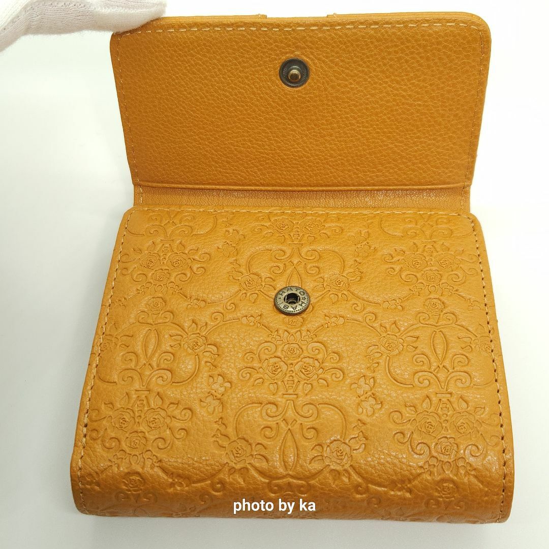 ANNA SUI(アナスイ)のイエロー アナスイ ANNA SUI がま口 折り財布 ヴィンテージローズ 新品 レディースのファッション小物(財布)の商品写真