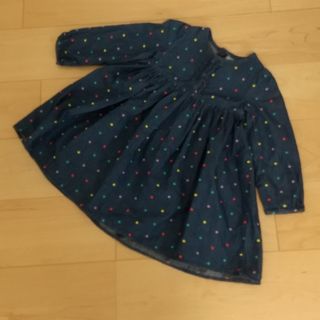 ベビーギャップ(babyGAP)のbaby GAP☆カラフルドット ワンピース 110cm(ワンピース)