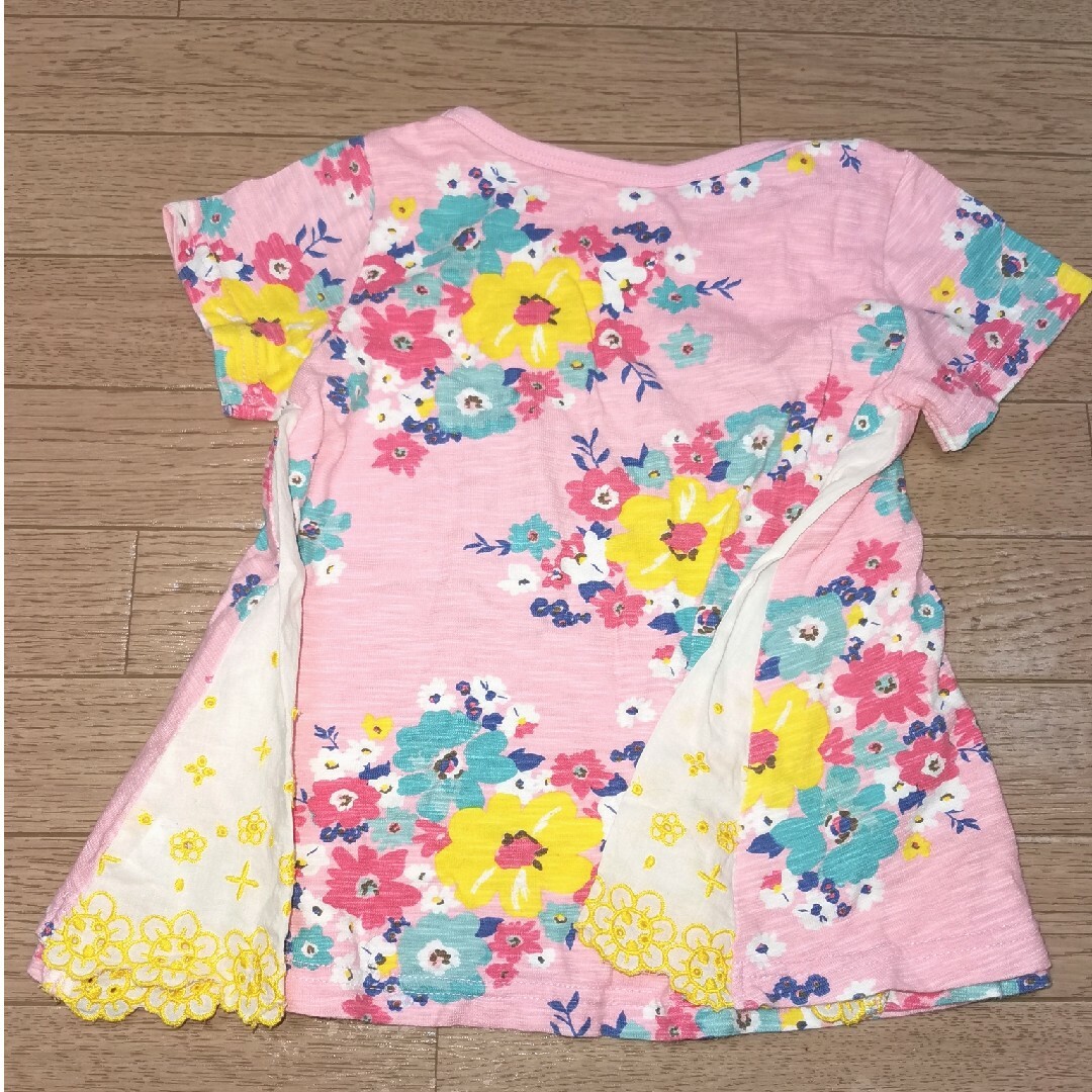 Branshes(ブランシェス)のBRANSHES　チュニック　100センチ　ピンク キッズ/ベビー/マタニティのキッズ服女の子用(90cm~)(Tシャツ/カットソー)の商品写真