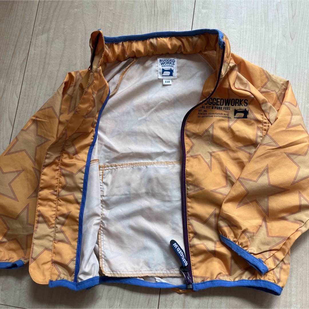 RUGGEDWORKS(ラゲッドワークス)のラゲッドワークス　ポケッタブルパーカー　110 キッズ/ベビー/マタニティのキッズ服男の子用(90cm~)(ジャケット/上着)の商品写真