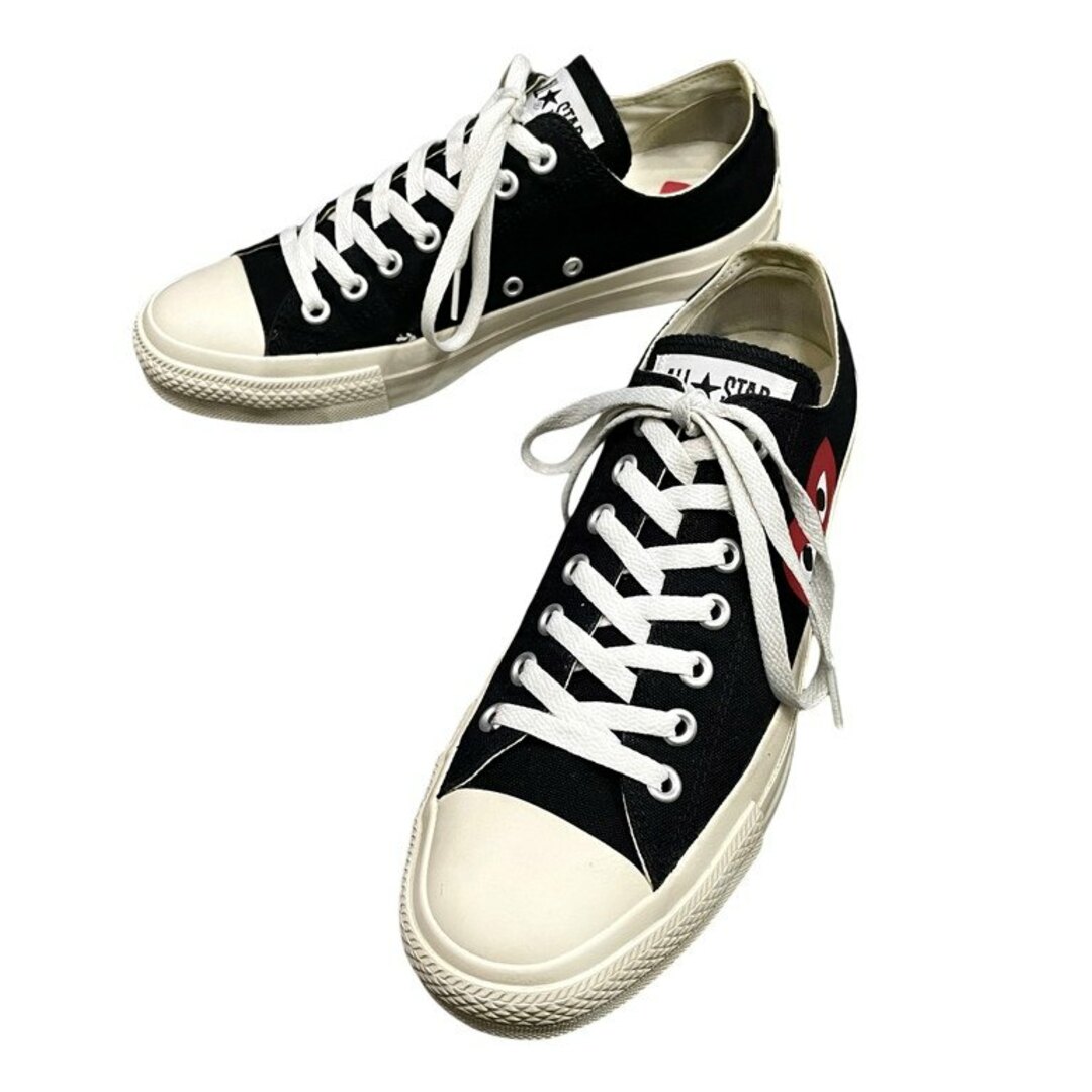 COMME des GARCONS(コムデギャルソン)のPLAY COMME des GARCONS × CONVERSE Chuck Taylor Low ハートロゴローカットスニーカー チャックテイラー シューズ メンズの靴/シューズ(スニーカー)の商品写真