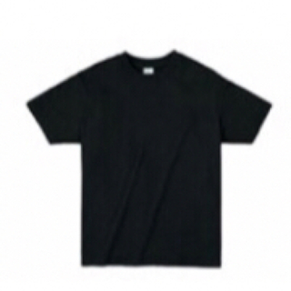 シンプル　Tシャツ　ブラック(Tシャツ/カットソー(半袖/袖なし))