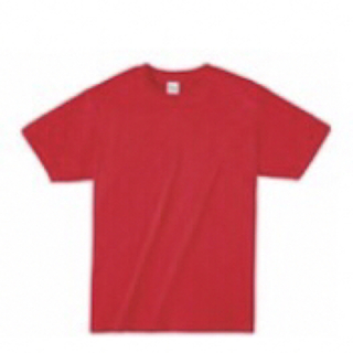 シンプル　Tシャツ　レッド(Tシャツ/カットソー(半袖/袖なし))