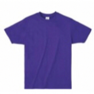 シンプル　Tシャツ　パープル(Tシャツ/カットソー(半袖/袖なし))