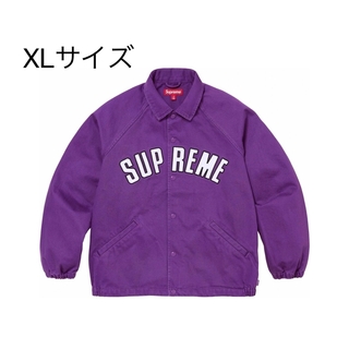 Supreme - Supreme arc denim coaches jacket パープル