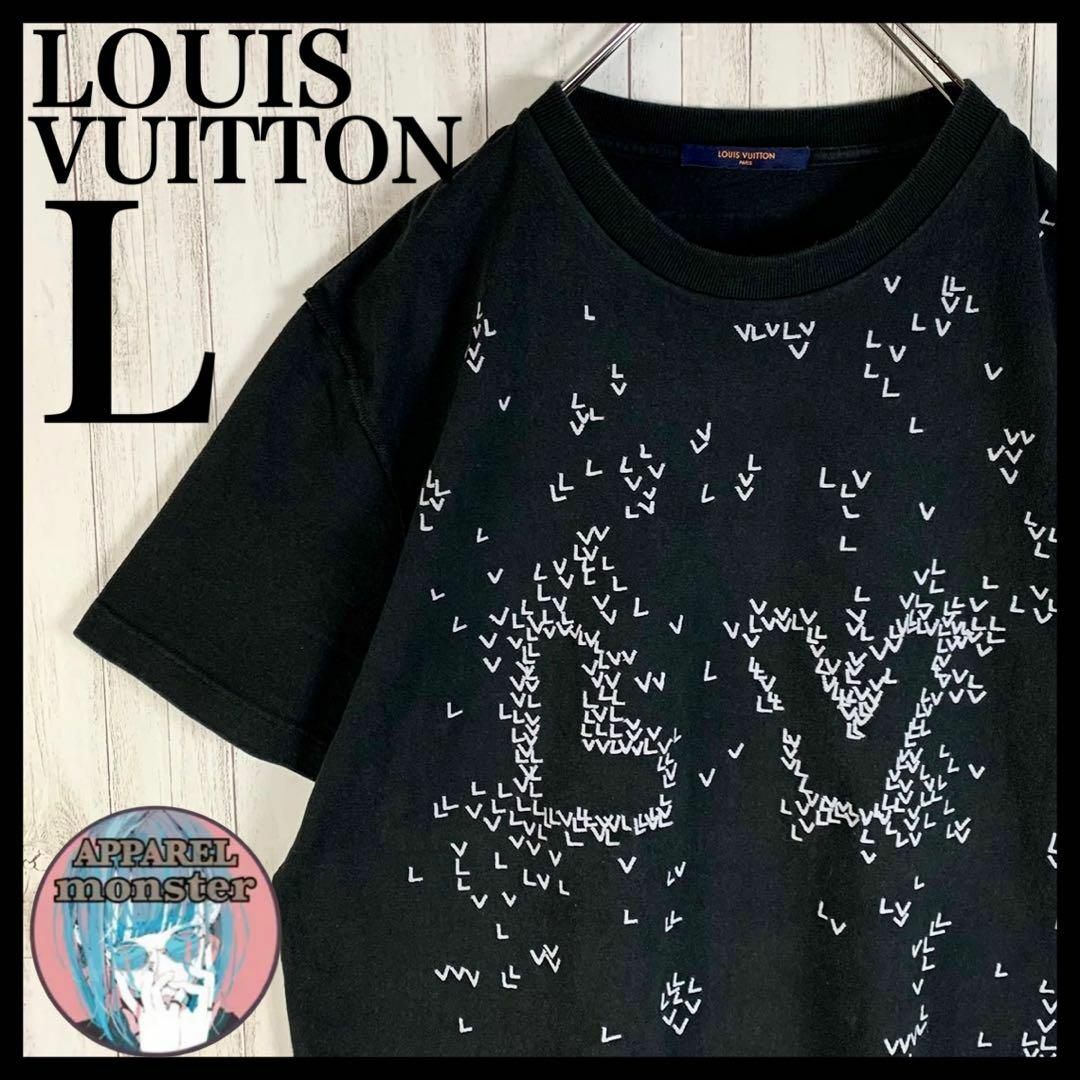 LOUIS VUITTON(ルイヴィトン)の【最高級の逸品】ルイヴィトン スプレッド 刺繍 エンブロイダリー Tシャツ メンズのトップス(Tシャツ/カットソー(半袖/袖なし))の商品写真