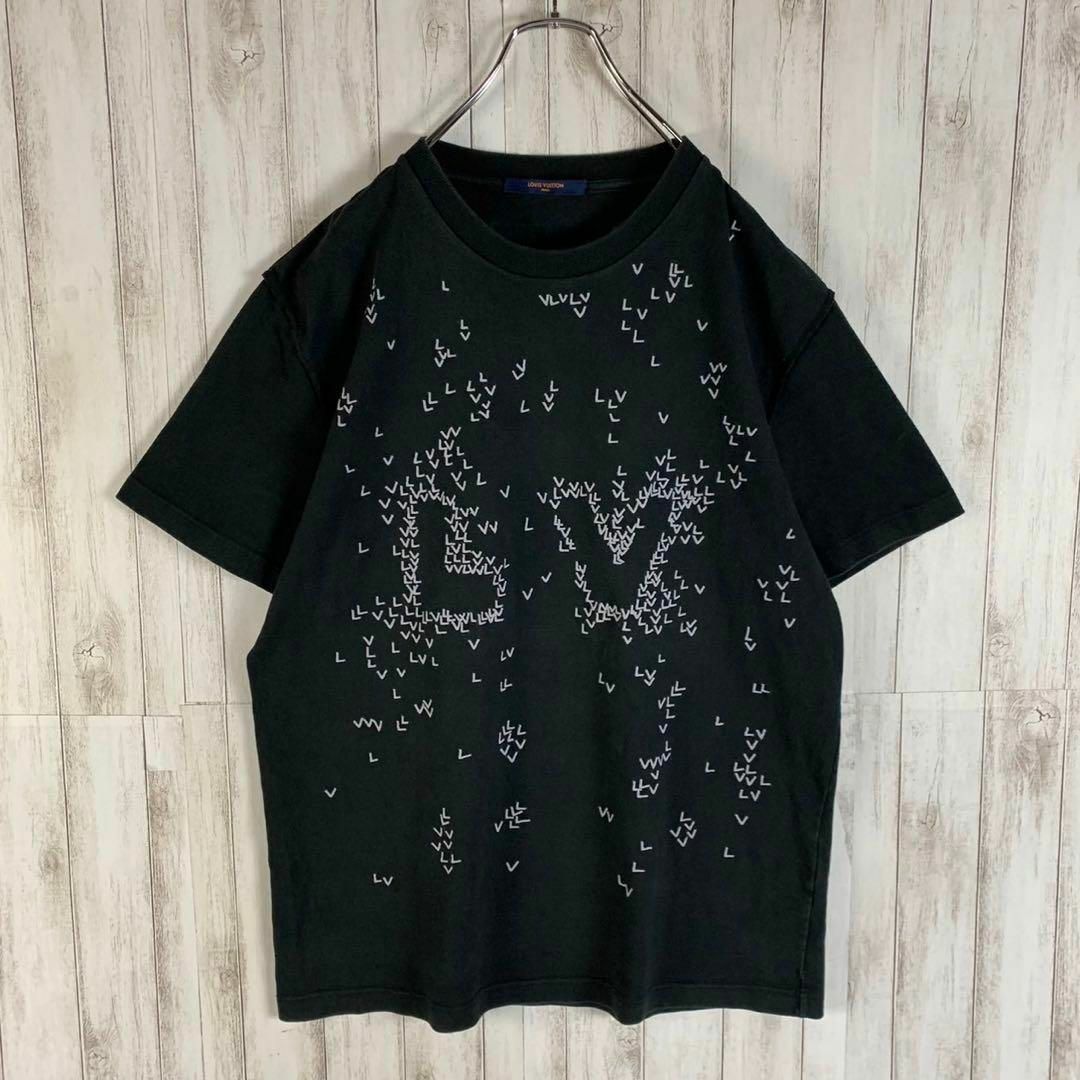 LOUIS VUITTON(ルイヴィトン)の【最高級の逸品】ルイヴィトン スプレッド 刺繍 エンブロイダリー Tシャツ メンズのトップス(Tシャツ/カットソー(半袖/袖なし))の商品写真