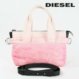 ディーゼル(DIESEL)のDIESEL ディーゼル ハンドバッグ デニム ピンク(ハンドバッグ)