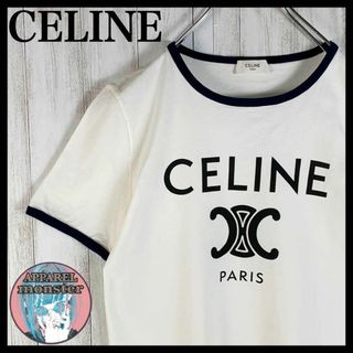 セリーヌ(celine)の【最高級の逸品】CELINE セリーヌ トリオンフ 即完売モデル リンガーシャツ(Tシャツ(半袖/袖なし))