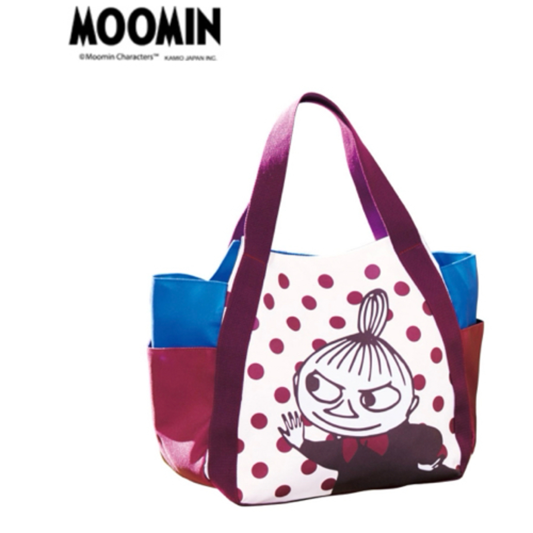 MOOMIN(ムーミン)の新品未使用　ムーミン　MOOMIN バルーントートバッグ　レッド レディースのバッグ(トートバッグ)の商品写真